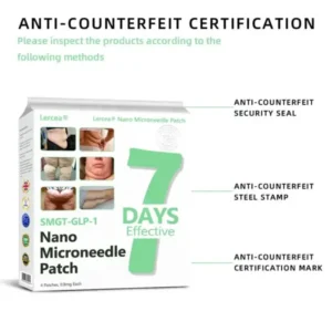 𝐋𝐞𝐫𝐜𝐞𝐚® SMGT-GLP-1 Nano Microneedle Patch
