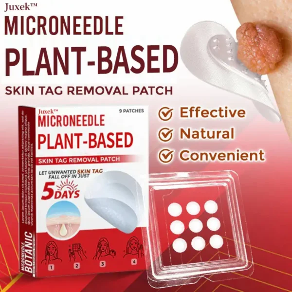 Juxek™ MicroNeedle Plant-based Skin Tag Removal Patch 🇺🇸 Made in the USA