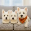 Super Realistic Dog Plush Slippers — Feel Like Walking with Your Dog Every Step