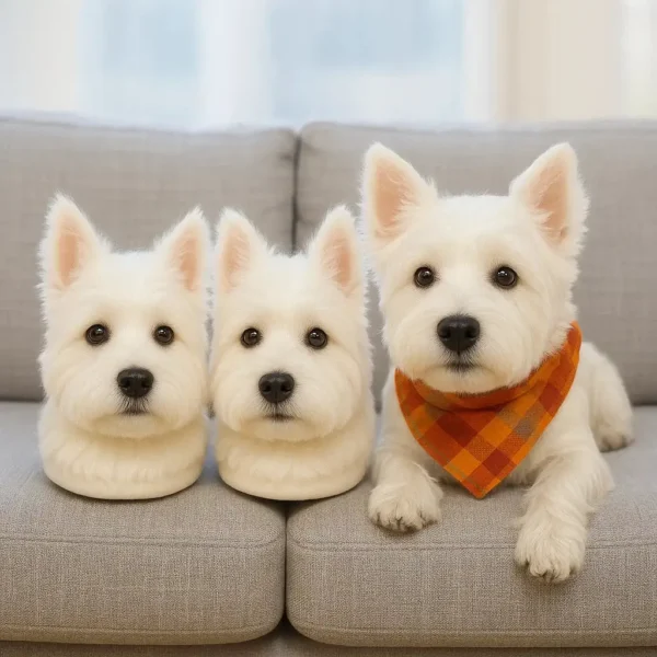 Super Realistic Dog Plush Slippers — Feel Like Walking with Your Dog Every Step